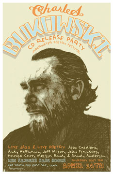 Poster for the Bukowski CD Release Party